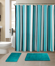 Load image into Gallery viewer, 15-Piece Bathroom Sets With Matching Shower Curtain